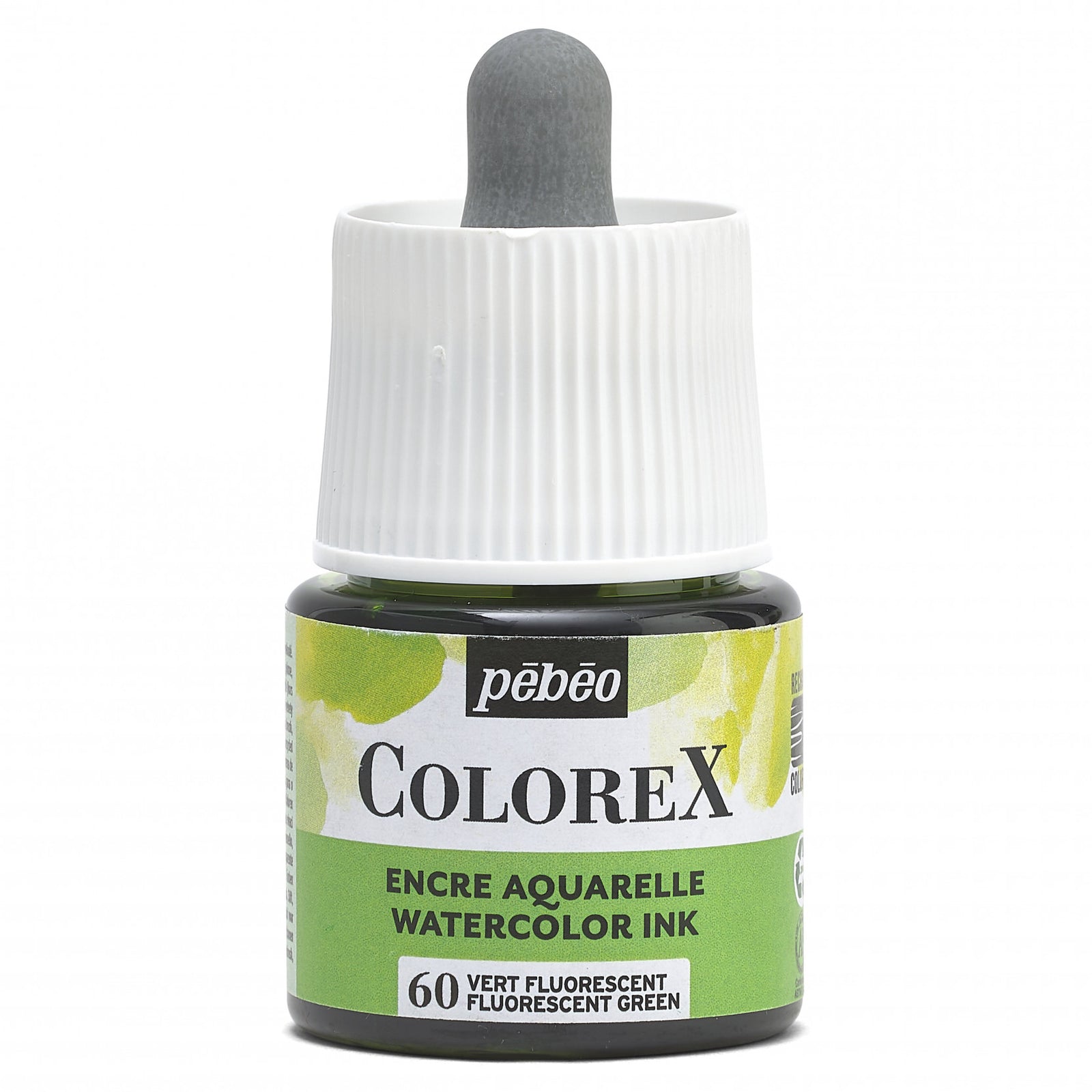 Pebeo Colorex akwarela w płynie 45 ml – Zieleń fluorescencyjna