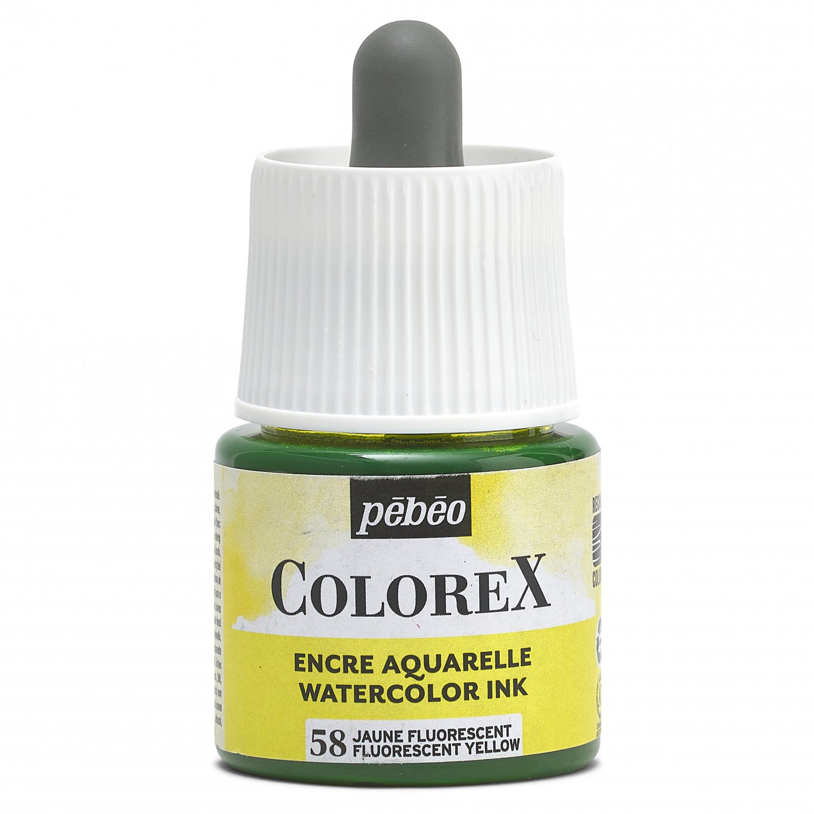Pebeo Colorex akwarela w płynie 45 ml – Żółcień fluorescencyjna