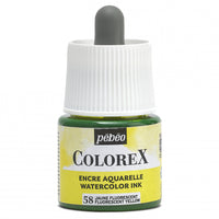 Pebeo Colorex akwarela w płynie 45 ml – Żółcień fluorescencyjna