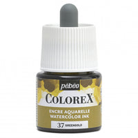Pebeo Colorex akwarela w płynie 45 ml – Zielone złoto