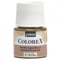 Pebeo Colorex akwarela w płynie 45 ml – Jasne złoto