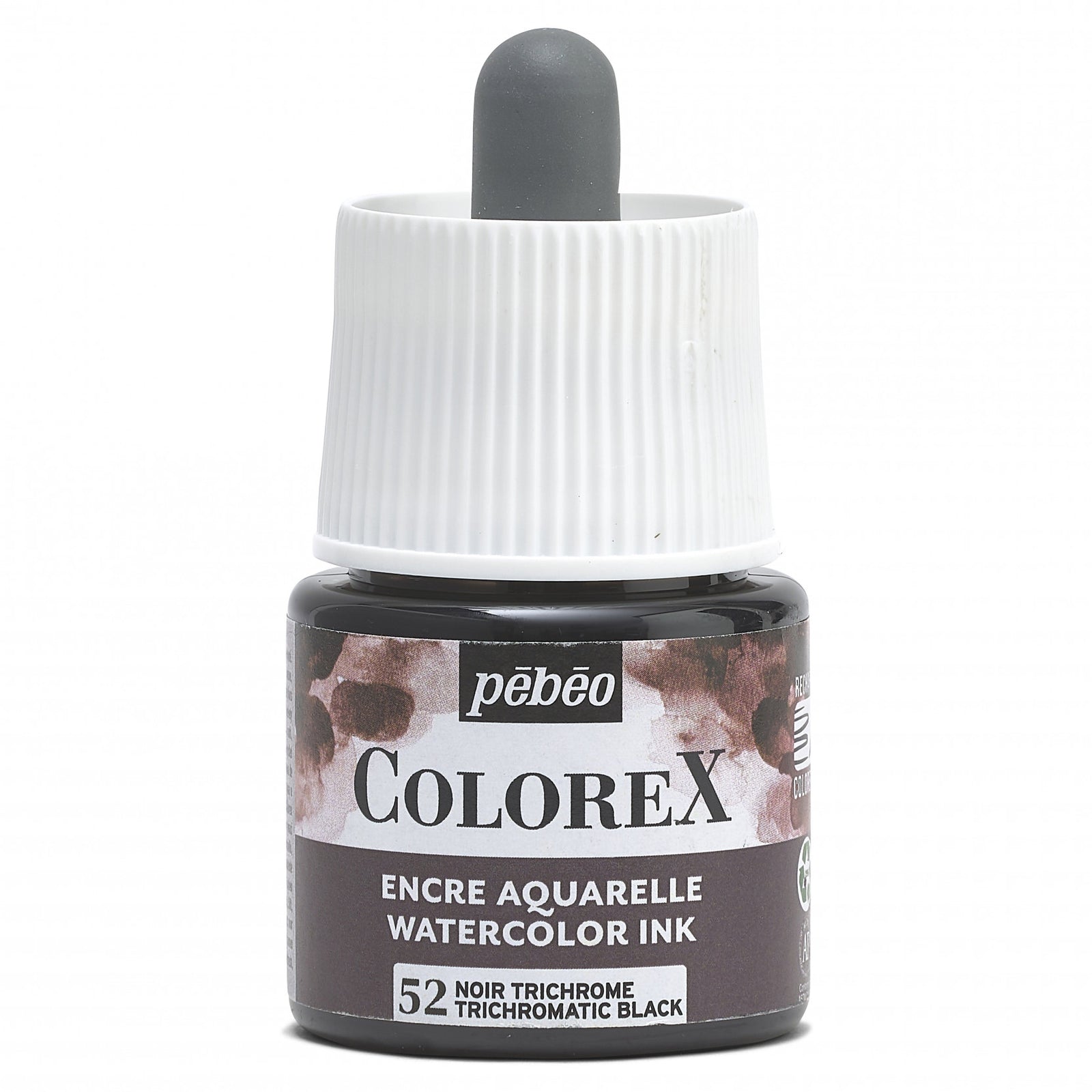 Pebeo Colorex akwarela w płynie 45 ml – Czerń trichromatyczna