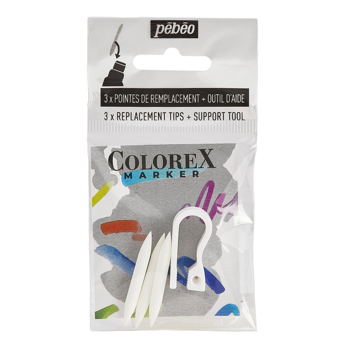 Pebeo Colorex zestaw wymiennych końcówek do markerów 1 mm – 3 szt.