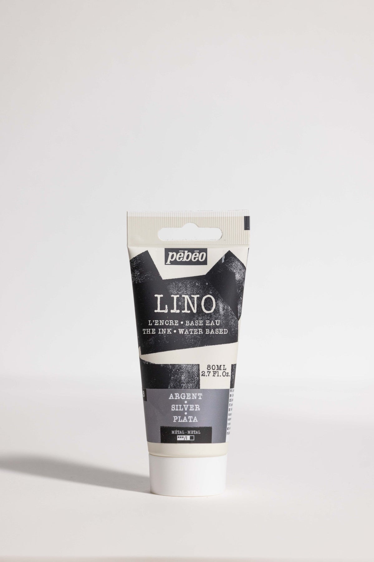 Pebeo farba do linorytu 80 ml – Srebro