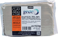 Pebeo Gédéo glina garncarska 5 kg czerwona – 1500 g biela