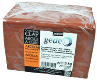 Pebeo Gédéo glina garncarska 5 kg czerwona – 5 kg červená