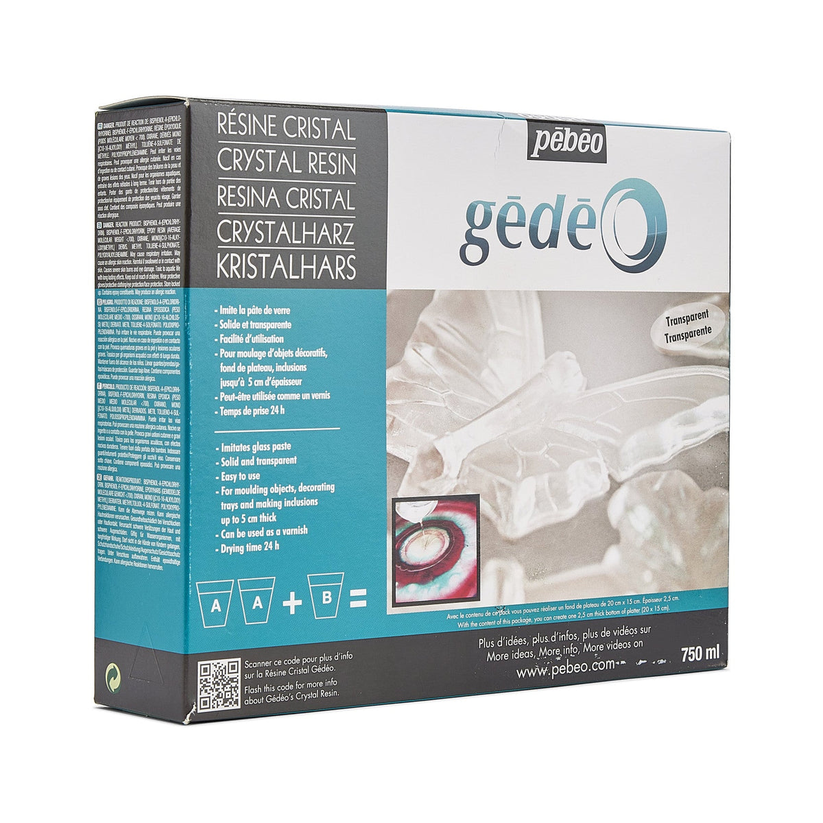 Pebeo Gédéo żywica krystaliczna 750 ml przezroczysta