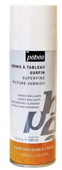 Pebeo błyszczący werniks do farb olejnych w sprayu 200 ml
