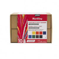 Pebeo Marbling zestaw farb do marmurkowania 10 x 45 ml