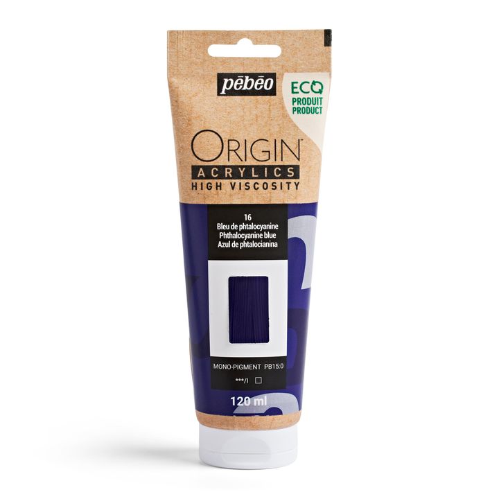 Pebeo ORIGIN Farba akrylowa 120 ml – kobaltowy niebieski hue