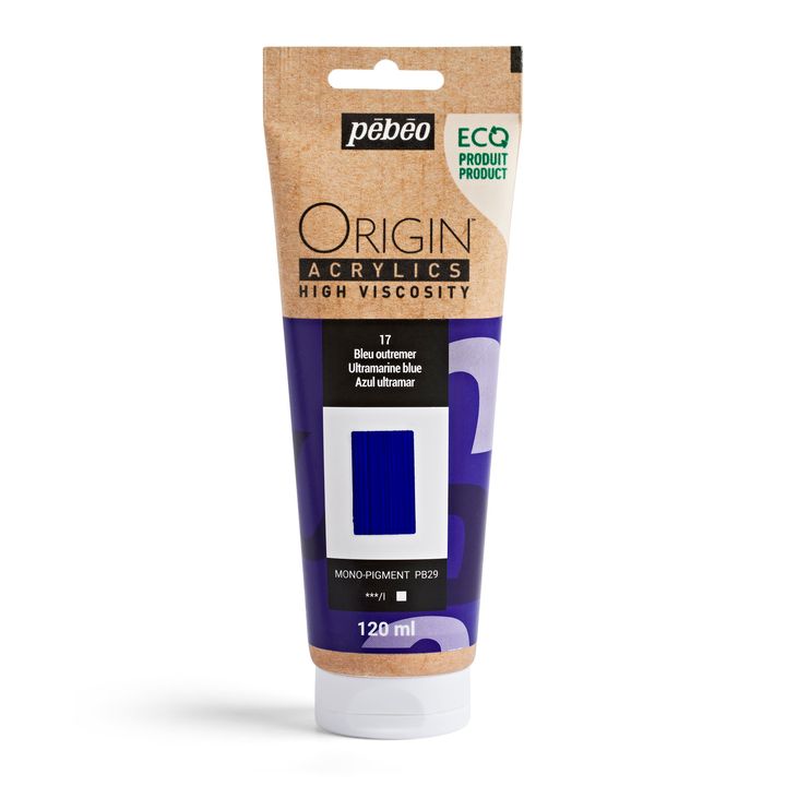 Pebeo ORIGIN Farba akrylowa 120 ml – cyjan podstawowy