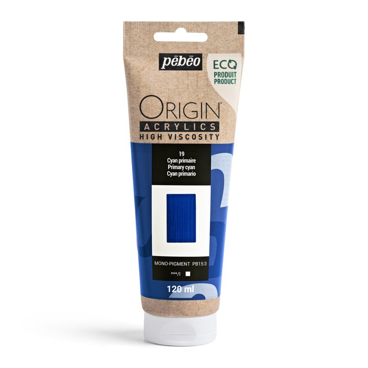 Pebeo ORIGIN Farba akrylowa 120 ml – niebieska turkusowa
