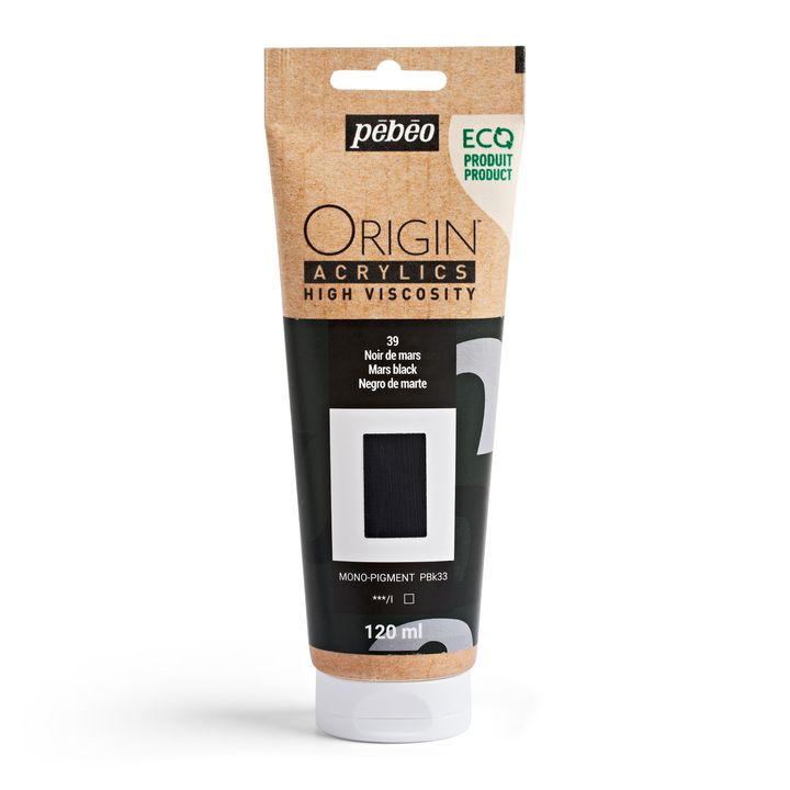 Pebeo ORIGIN Farba akrylowa 120 ml - Czerń marsowa