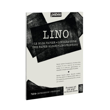 Pebeo papier do linorytu w bloku A4 – 30 arkuszy