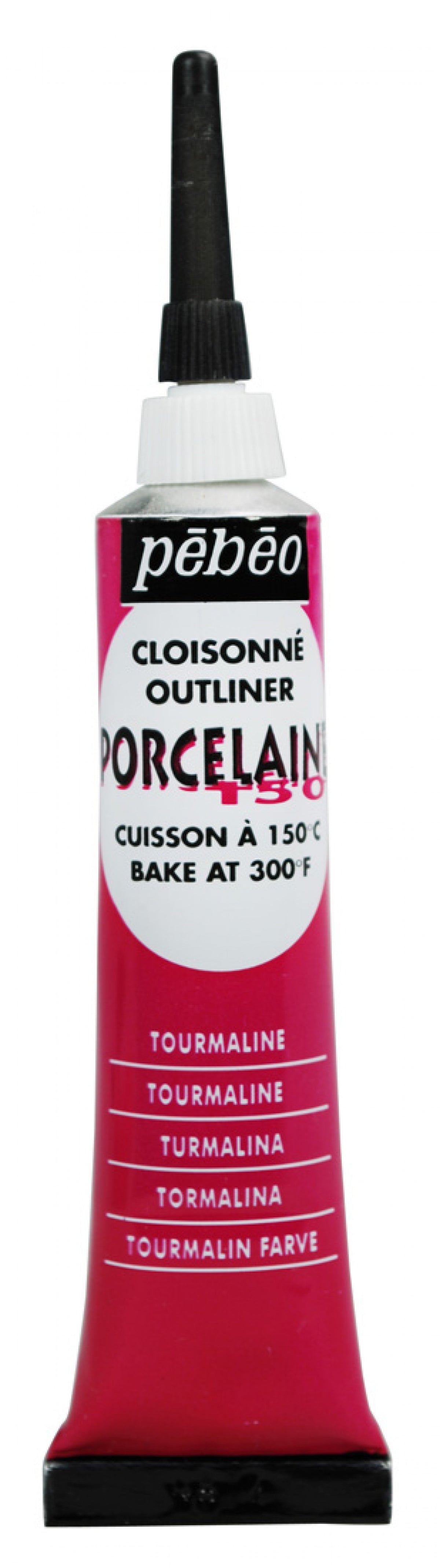 Pebeo Porcelaine 150 konturówka reliefowa do porcelany 20 ml – Czerwona turmalina