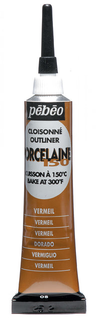 Pebeo Porcelaine 150 konturówka reliefowa do porcelany 20 ml – Złoto vermeil