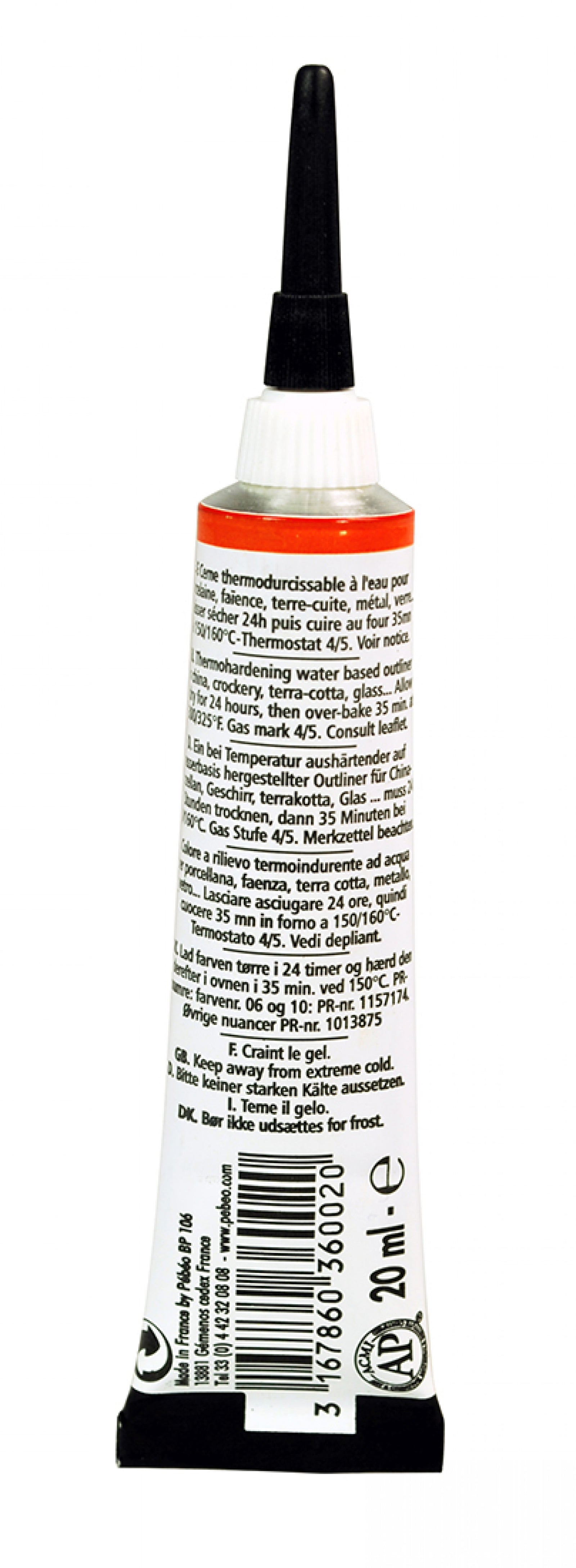 Pebeo Porcelaine 150 konturówka reliefowa do porcelany 20 ml