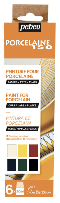 PEBEO Porcelaine 150 zestaw farb do porcelany 6 x 20 ml