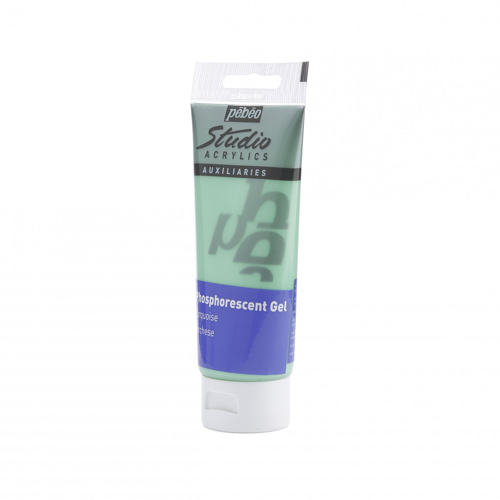 Pebeo Studio żel akrylowy 100 ml Phosphorescent Turquoise