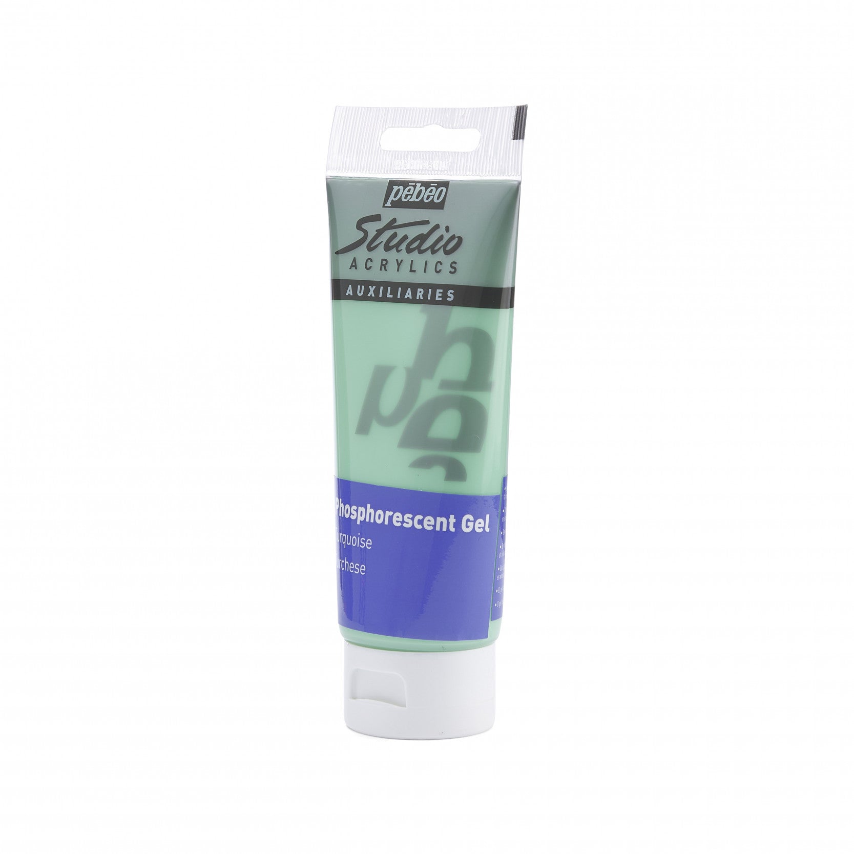 Pebeo Studio żel akrylowy 100 ml Phosphorescent Turquoise