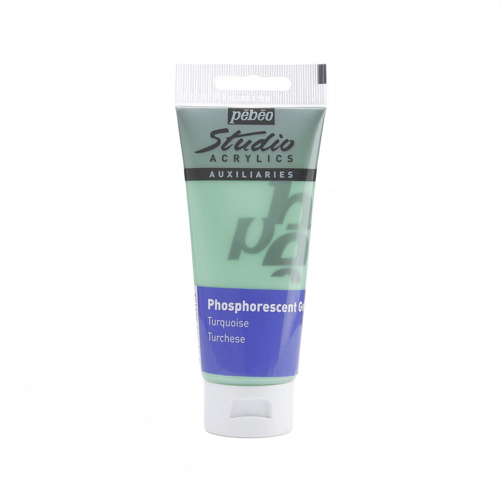 Pebeo Studio żel akrylowy 100 ml Phosphorescent Turquoise