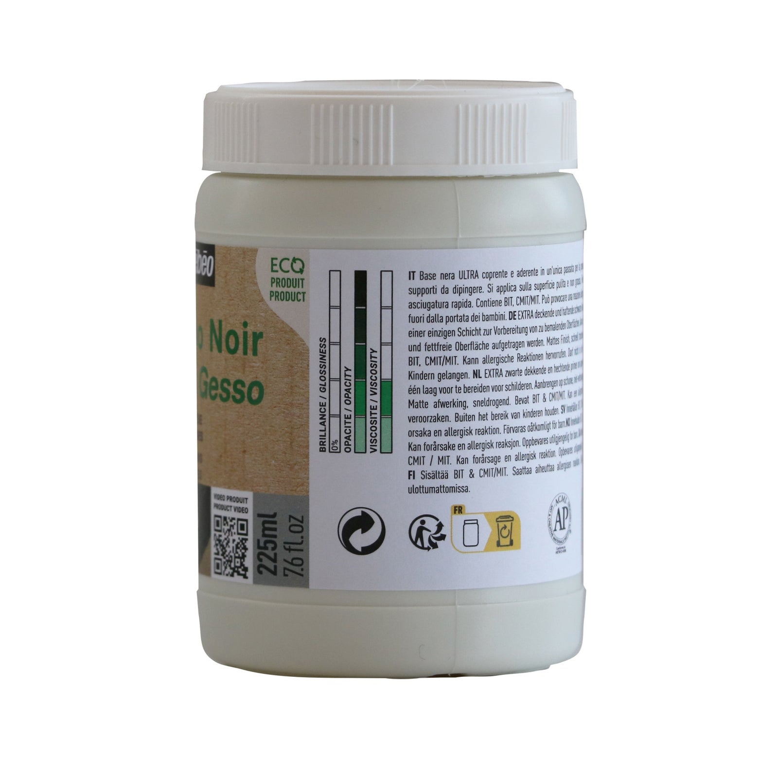Pebeo Studio czarne gesso 225 ml