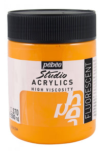 Pebeo Studio farba akrylowa 500 ml – Fluorescencyjny pomarańcz