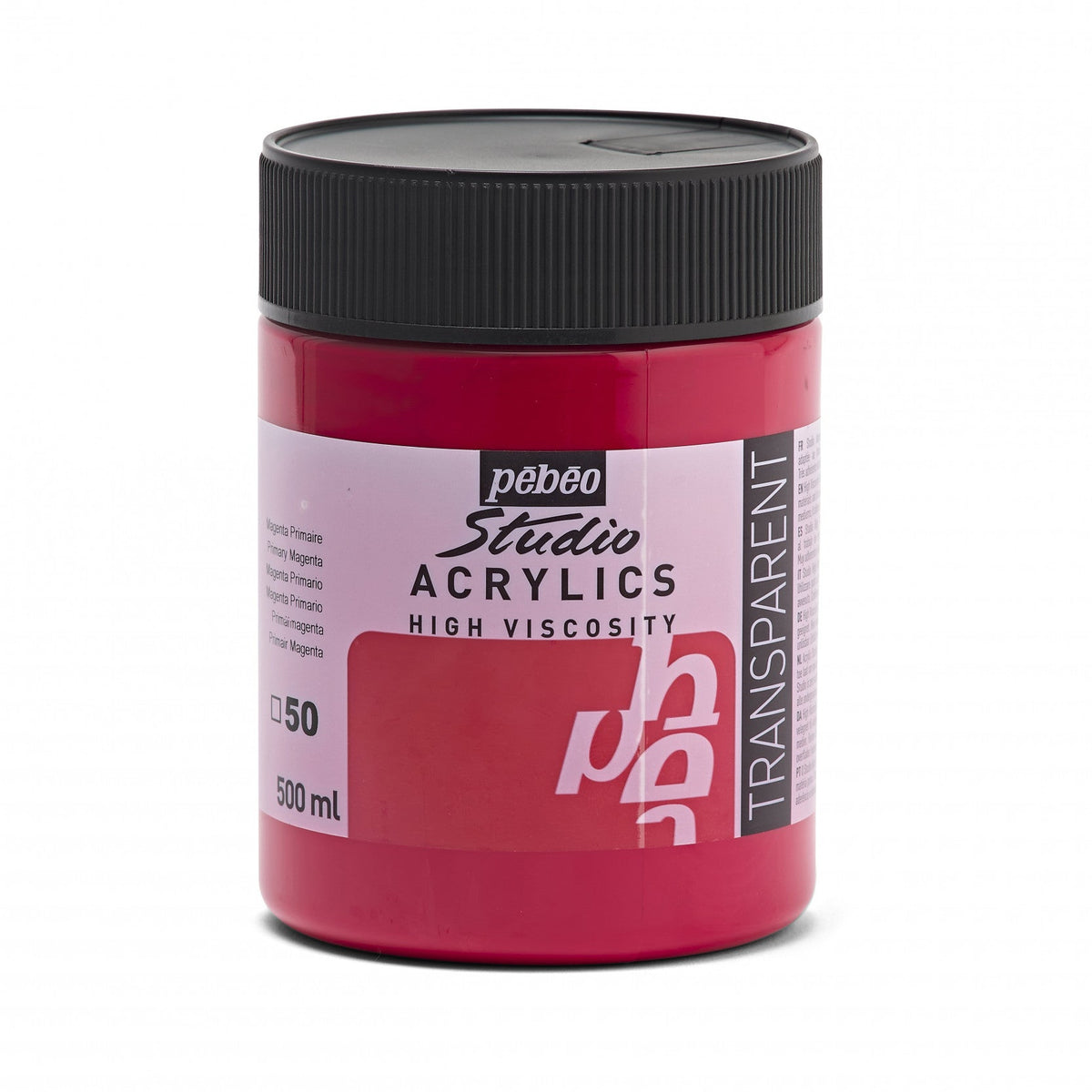 Pebeo Studio farba akrylowa 500 ml – Magenta