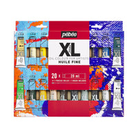 Pebeo Studio XL zestaw farb olejnych 20 x 20 ml z pędzlem