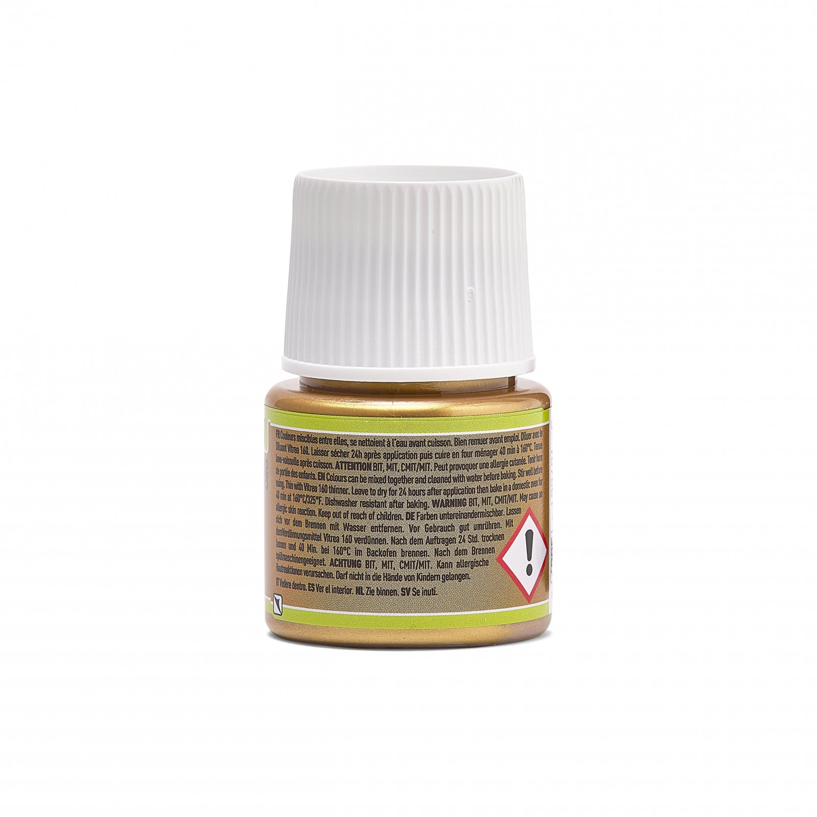 Witrażowa farba do szkła Pebeo Vitrea 160 – 45 ml, Shimmer Gold