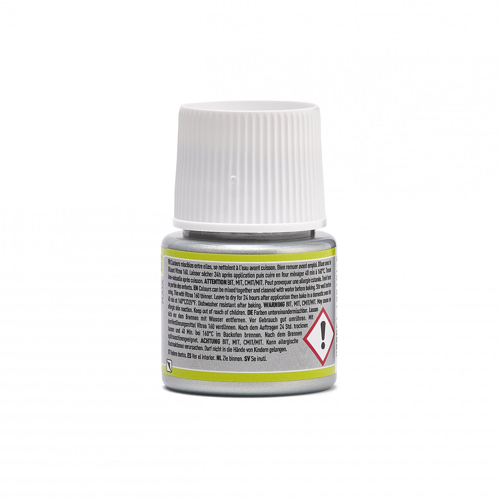 Pebeo Vitrea 160 farba witrażowa do szkła 45 ml Shimmer Silver