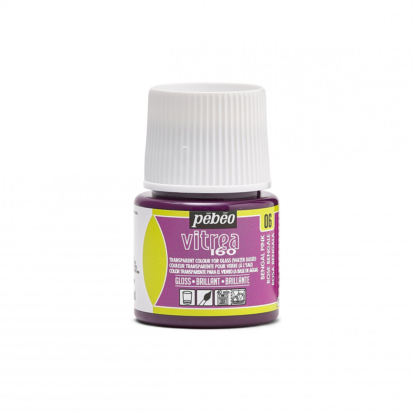 Farba witrażowa do szkła Pebeo Vitrea 160 błyszcząca 45 ml