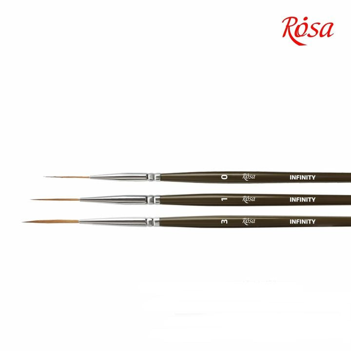 Pędzel z kuny liner ROSA INFINITY 128 | różne rozmiary | Artmie