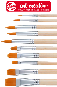 Pędzle ArtCreation - zestaw 10 pędzli | Artmie