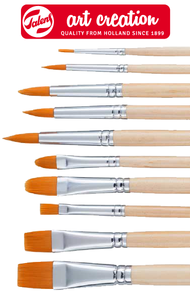 Pędzle ArtCreation - zestaw 10 pędzli | Artmie