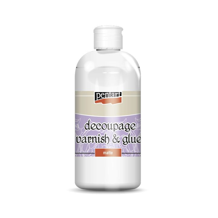 Pentart Lakier matowy i klej do decoupage 500 ml | Artmie