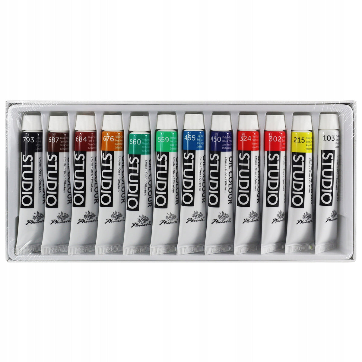 Phoenix – zestaw farb olejnych 12–24 x 12 ml