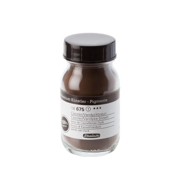 Pigmenty Schmincke 100 ml – 675 cassler / vandyke brązowa
