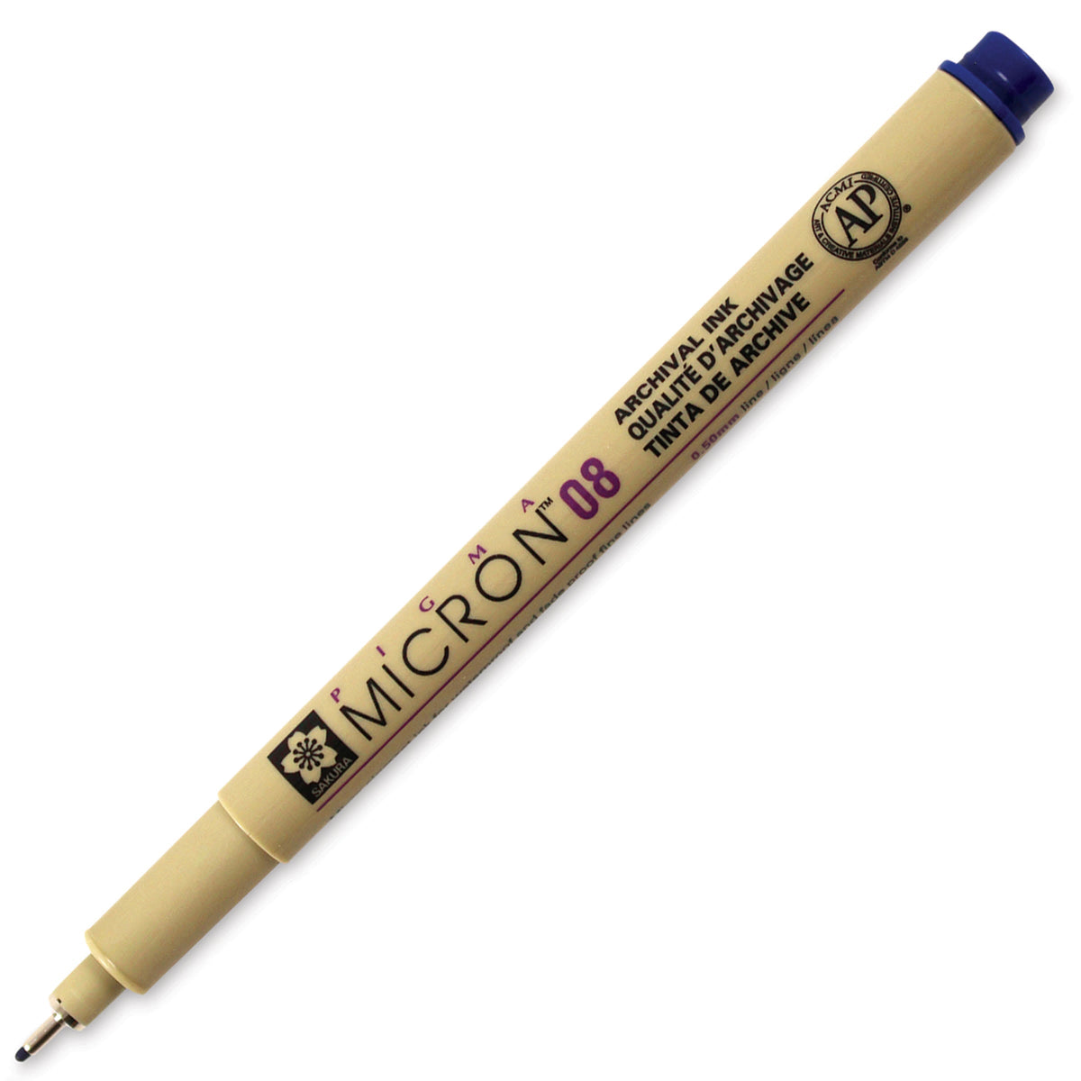 Pióro techniczne SAKURA Pigma Micron, błękit królewski – 0,45 – 0,50 mm