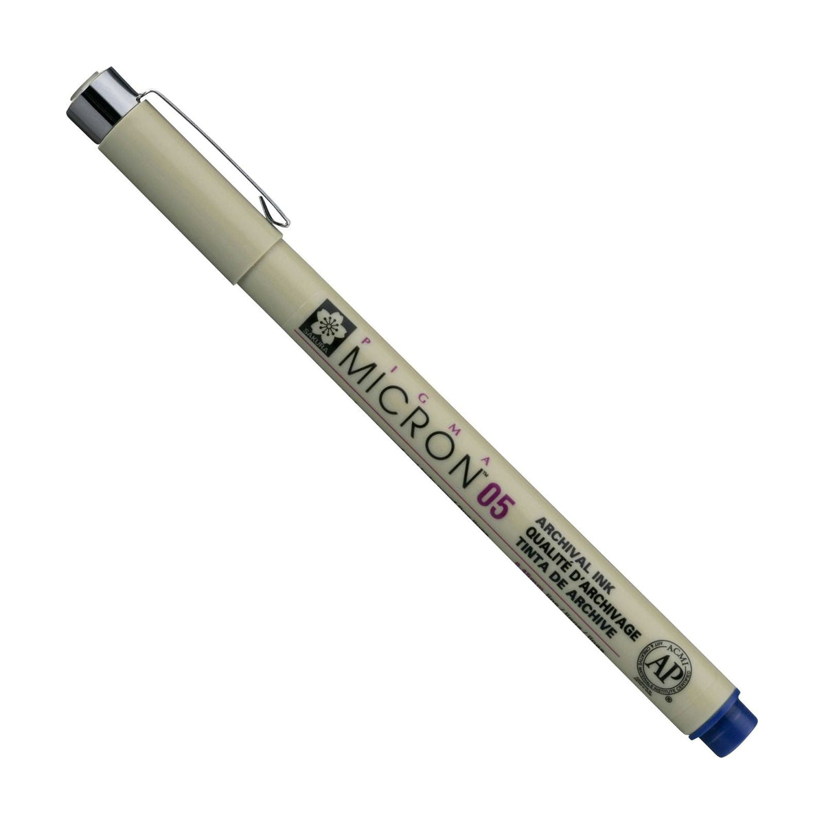 Pióro techniczne SAKURA Pigma Micron, błękit królewski – 0,45 – 0,50 mm
