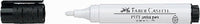 Pisak PITT Artist Pen- bialy,  gruby 101*** Faber-Castell / 1 szt | Artmie