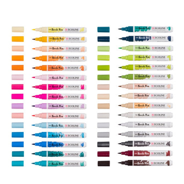 Pisaki akwarelowe Ecoline Brush Pen 30 szt. | Artmie