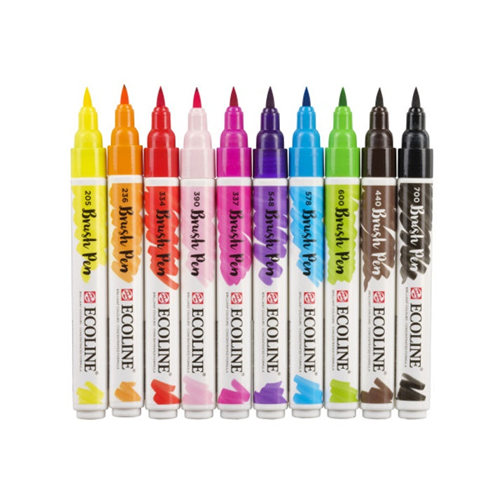 Pisaki akwarelowe Ecoline Brush Pen | Artmie