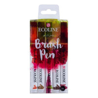 Pisaki akwarelowe Ecoline Brush Pen Autumn | Zestaw 5 sztuk | Artmie
