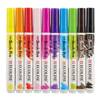Pisaki akwarelowe Ecoline Brush Pen Bright | 10 częściowy zestaw | Artmie
