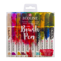 Pisaki akwarelowe Ecoline Brush Pen Fashion | 10 częściowy zestaw | Artmie