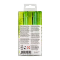 Pisaki akwarelowe Ecoline Brush Pen Green | Zestaw 5 sztuk | Artmie