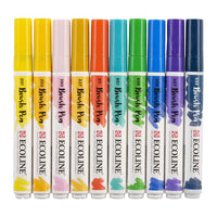 Pisaki akwarelowe Ecoline Brush Pen Illustrator | 10 częściowy zestaw | Artmie
