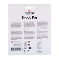 Pisaki akwarelowe ECOLINE BRUSH PEN pastelowe 10 szt. | Artmie
