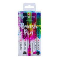 Pisaki akwarelowe Ecoline Brush Pen Primary | Zestaw 5 sztuk | Artmie